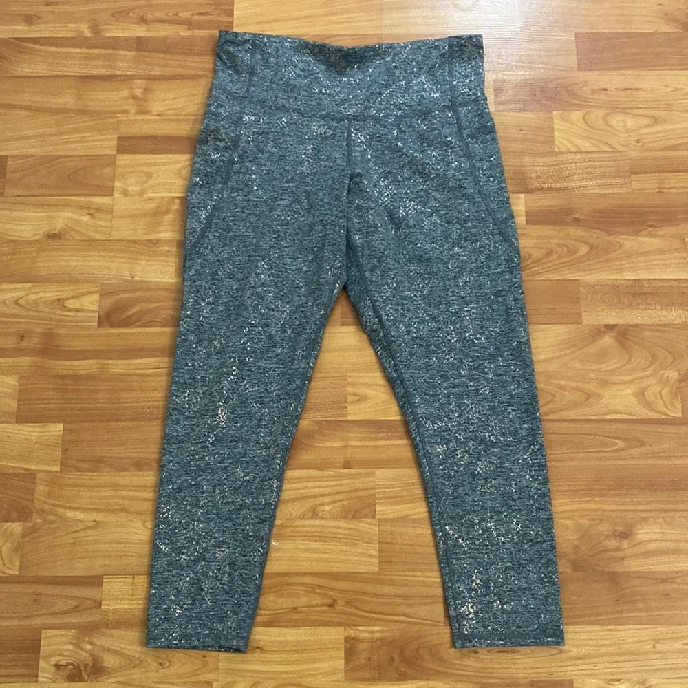 Champion Grey/ Metallic Leggings